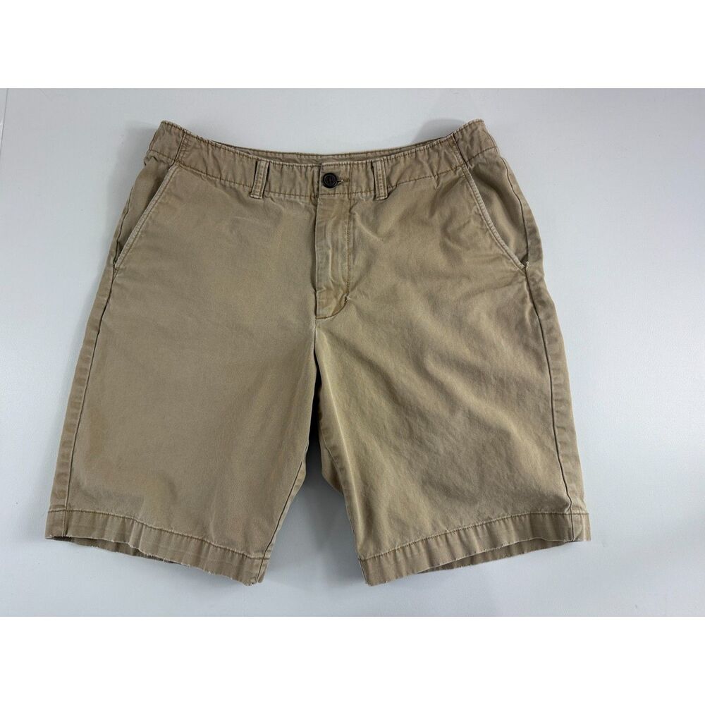 Old Navy Men's Shorts 33 Khaki Tan Broken In Cotton Chino Casual